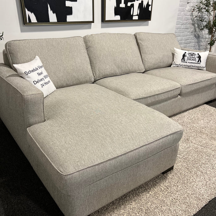 Room and Board Morrison Gray Sectional