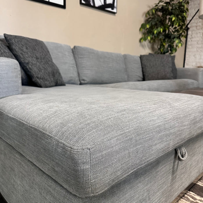 West Elm Sleeper Sectional with Storage Chaise