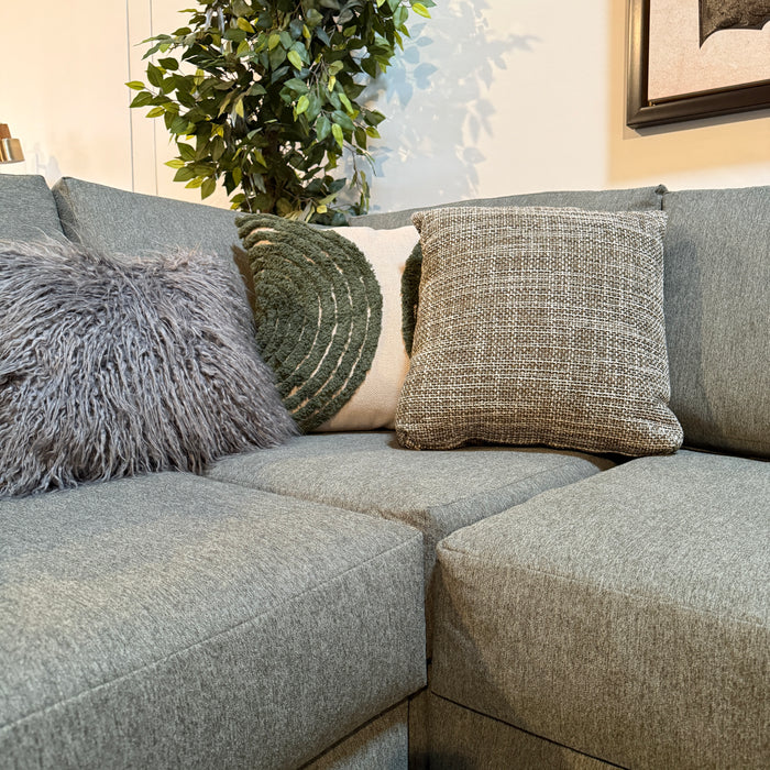 Daina Modular Sectional in Forest Green