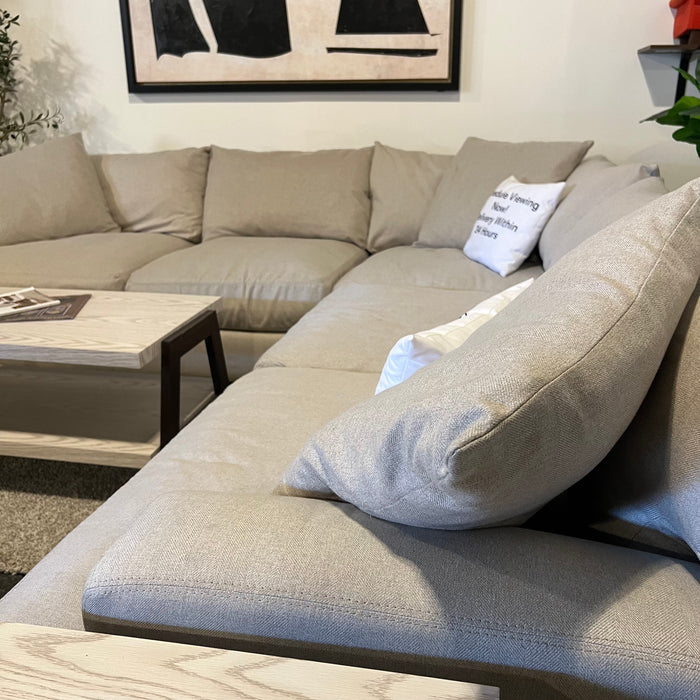 Jonathan Louis Cream Modular Corner Sectional Couch