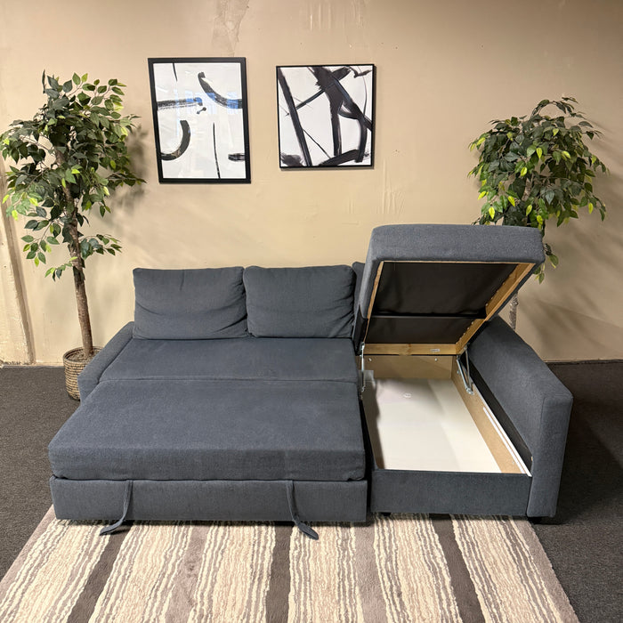 Sleeper Sectional Sofa with Reversible Storage Chaise