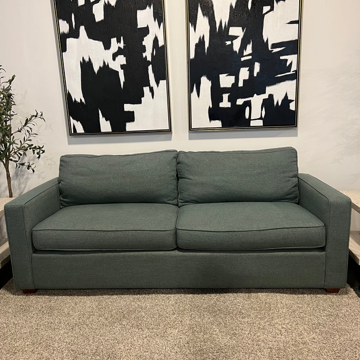 Room and Board York Teal Sofa