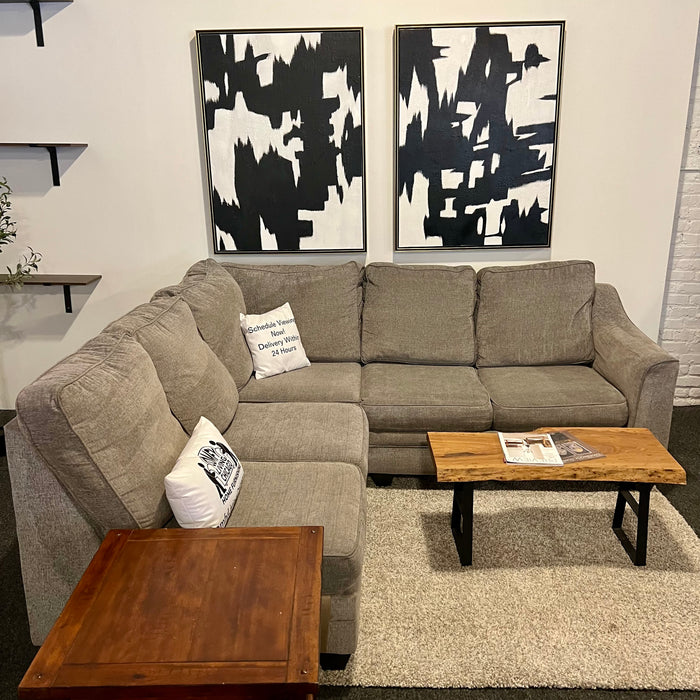 Gray Ashley 2 Piece Sectional Couch