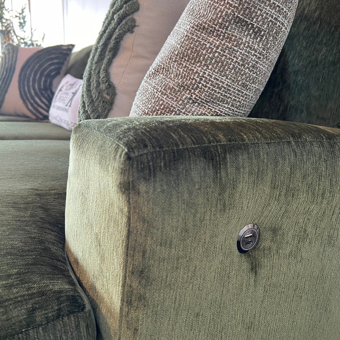 Loft Sectional Sofa with USB Chargers