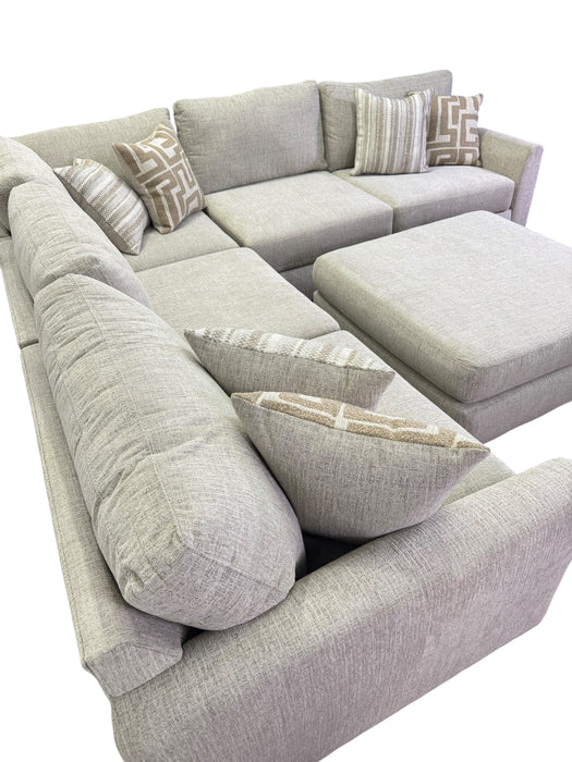 Marlow Modular 5 Piece Sectional in Cream