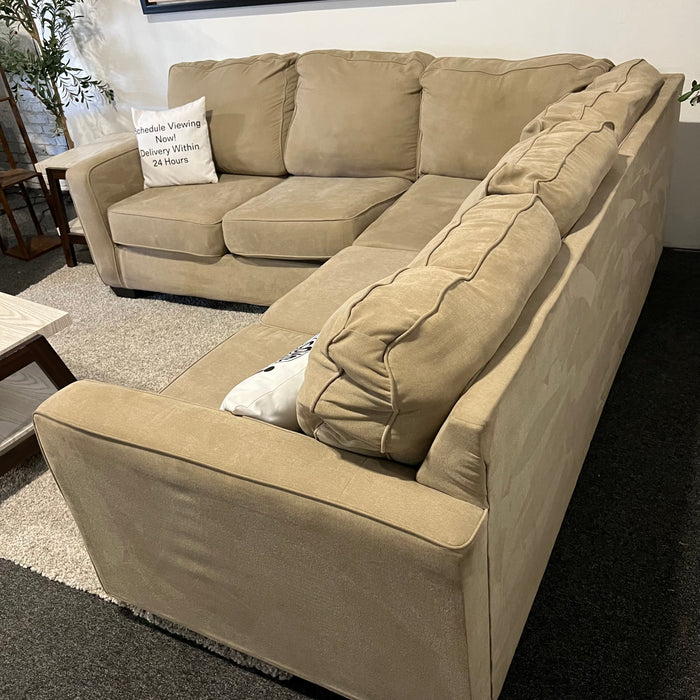 Ashley Tan Corner Sectional