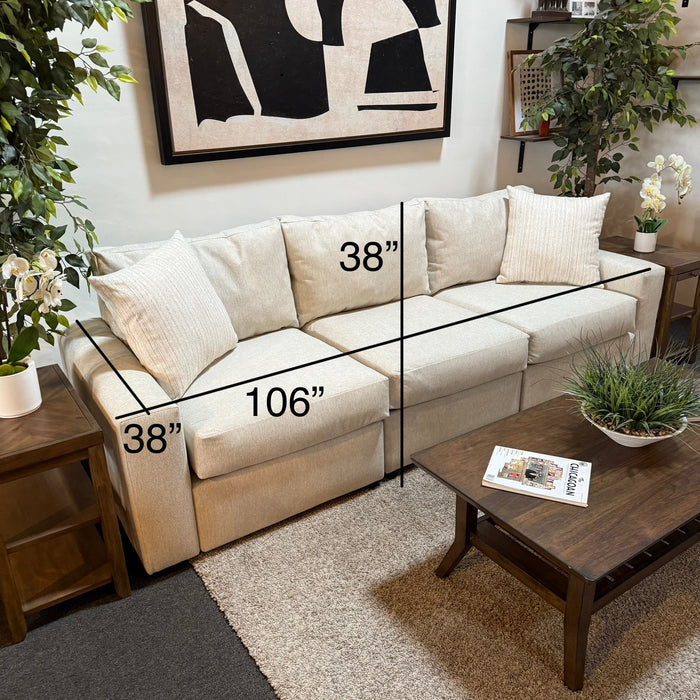 Daina Modular Sofa in Cream