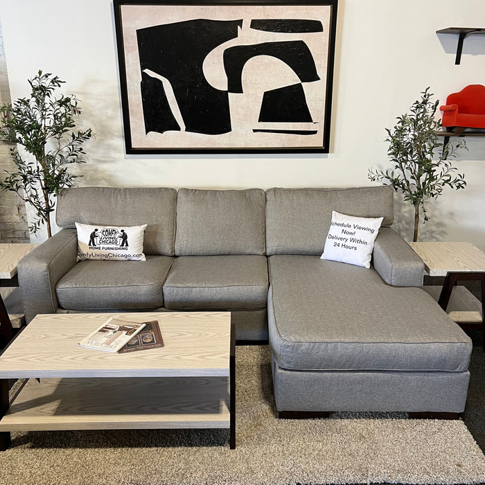 Jonathan Louis Two Piece Sectional in Gray