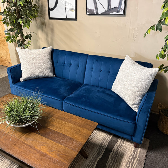 Futon Sofa in Blue