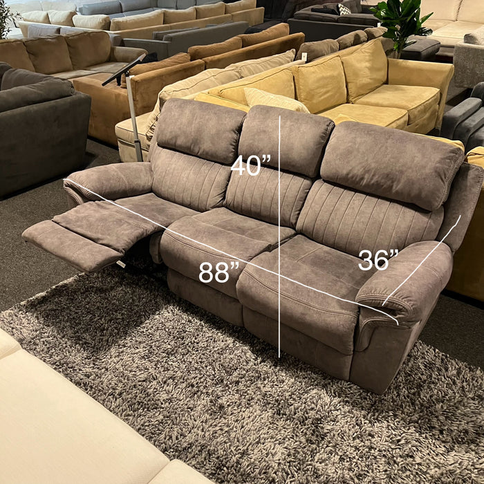 Gray Recliner Sofa Couch