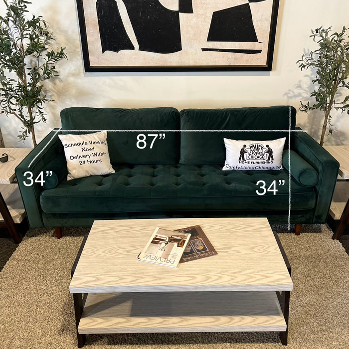 All Modern Green Couch