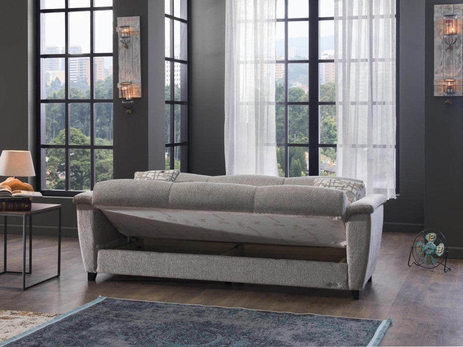 Aspen 3 Seat Sleeper Sofa (Aristo Light Brown) 1 Piece by Bellona