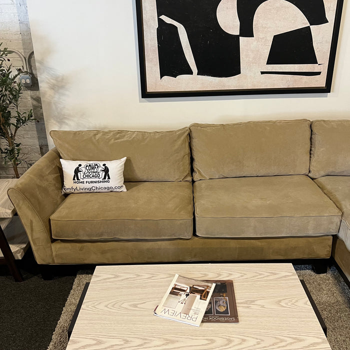 Lazy Boy Two Piece Sectional Couch in Cream