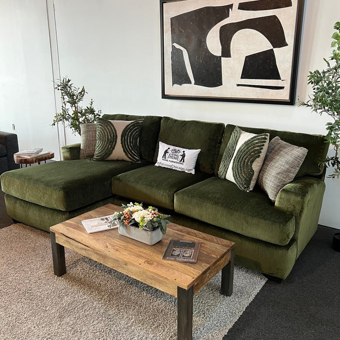 Loft Sectional Sofa with USB Chargers