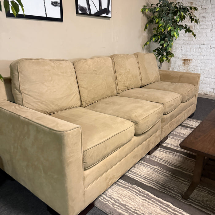 Beige Three Seater