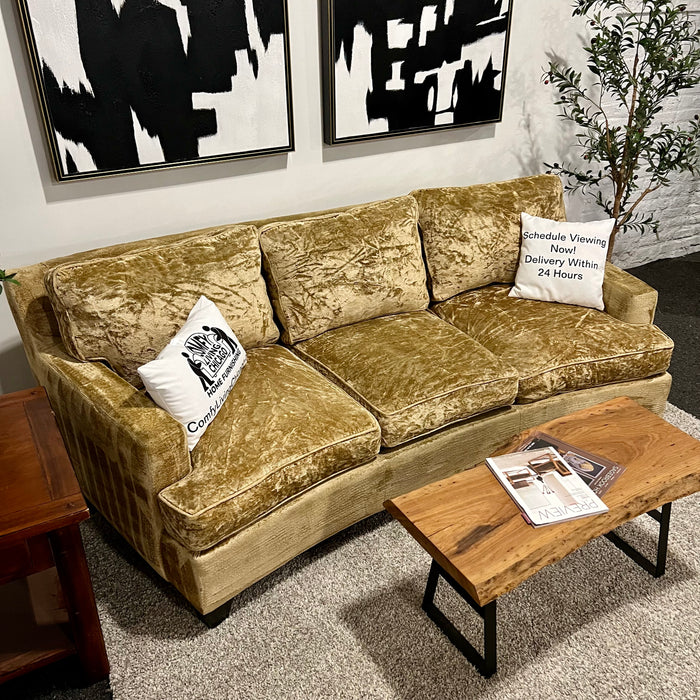 Robert Allen Curved Designer Sofa