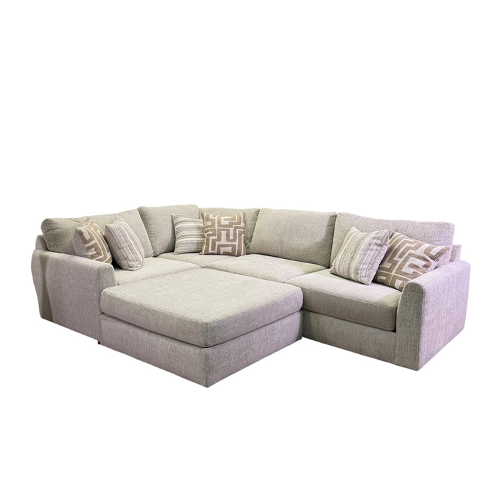 Marlow Modular 4 Piece Sectional in Cream