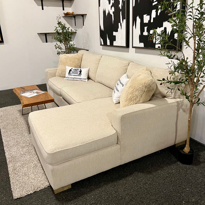 Serena and Lily Cream Sectional Couch