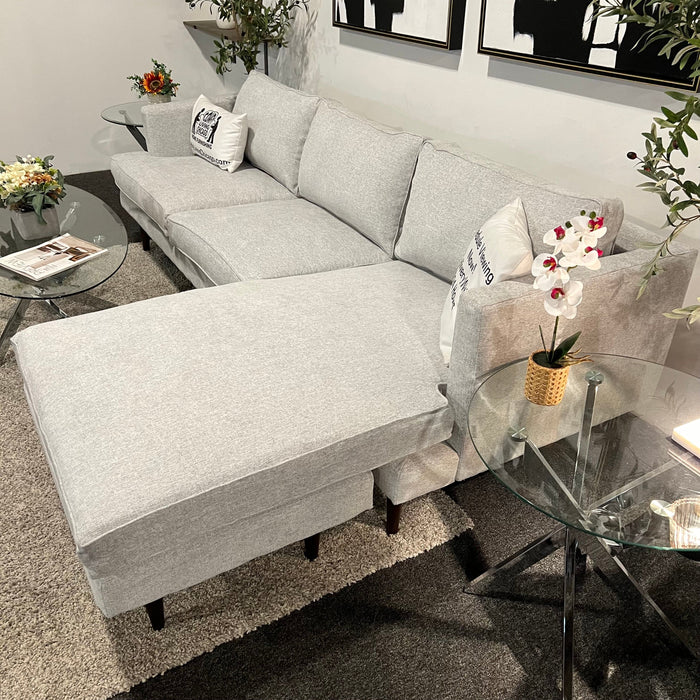 Joybird Gray Sectional Couch with Reversible Chaise