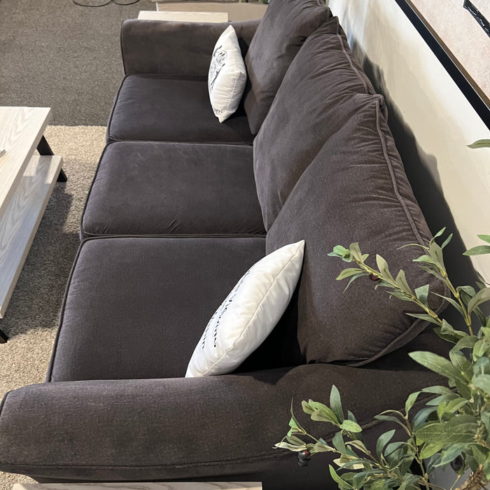 Jonathan Louis Three Seater Couch in Gray