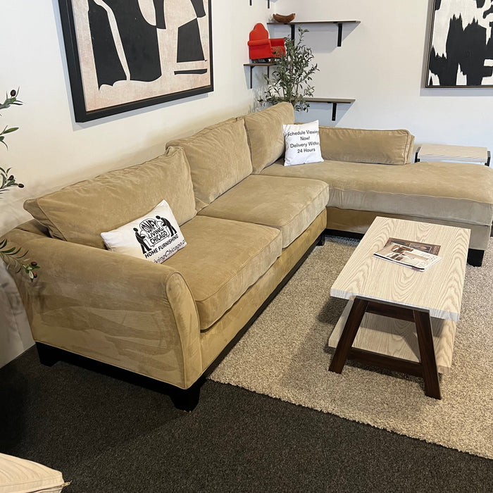 Lazy Boy Two Piece Sectional Couch in Cream