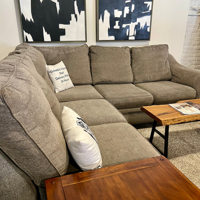 Gray Ashley 2 Piece Sectional Couch