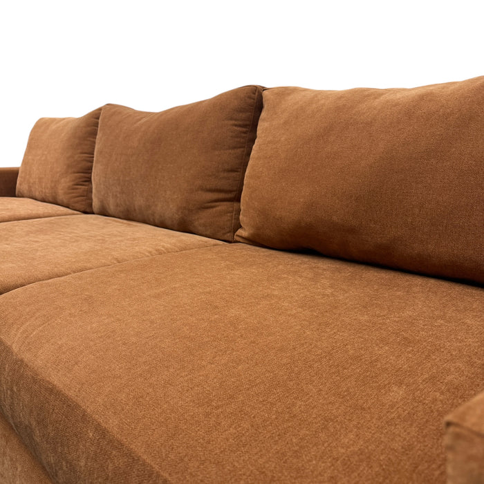 Modular Orange Sofa - Made in Chicago