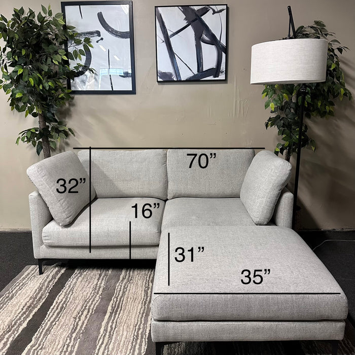 Modular Light Gray Sectional