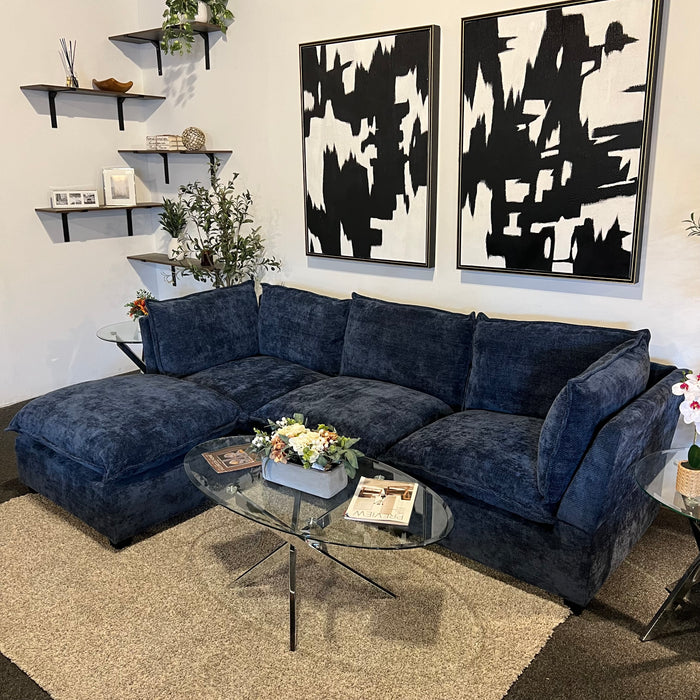 Modular Sectional Dream Couch in Navy Blue