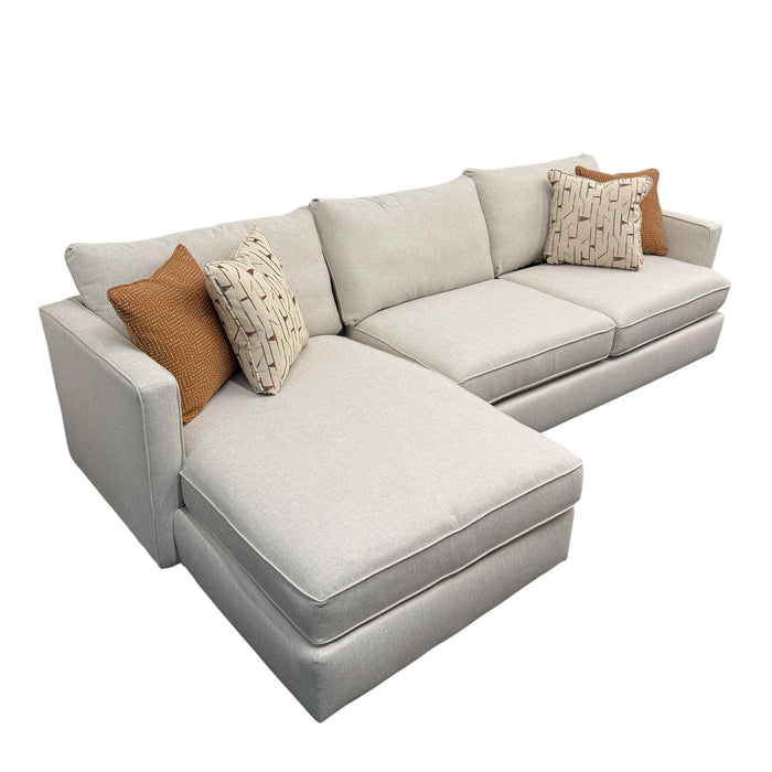 Finley Sectional with Left Facing Chaise in Grande Glacier