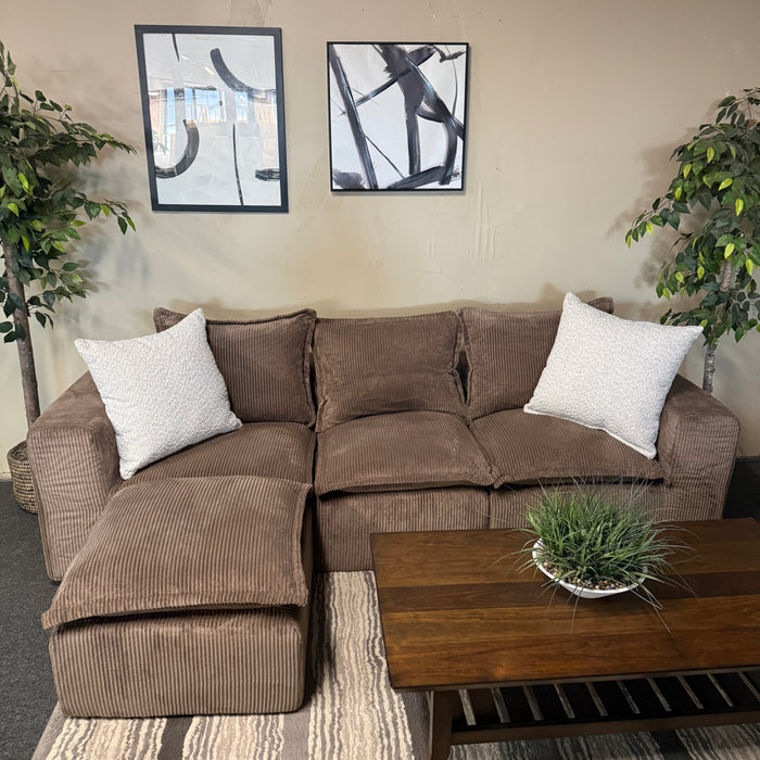 Corded Modular Cloud Sectional Sofa