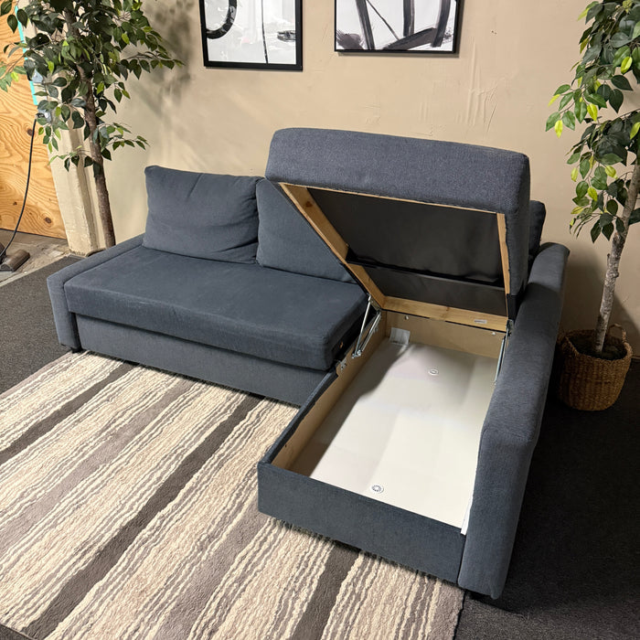 Sleeper Sectional Sofa with Reversible Storage Chaise