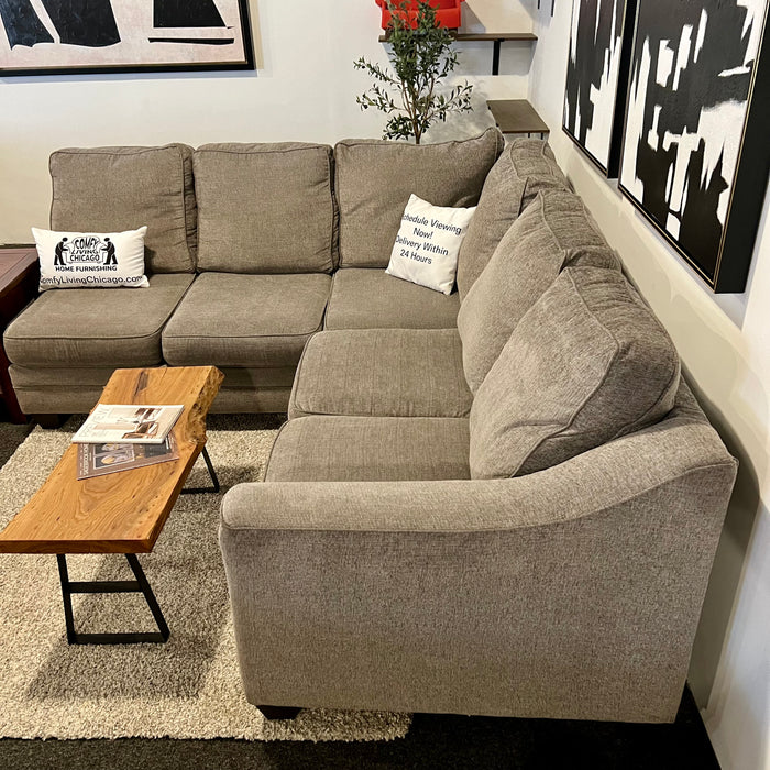 Gray Ashley 2 Piece Sectional Couch