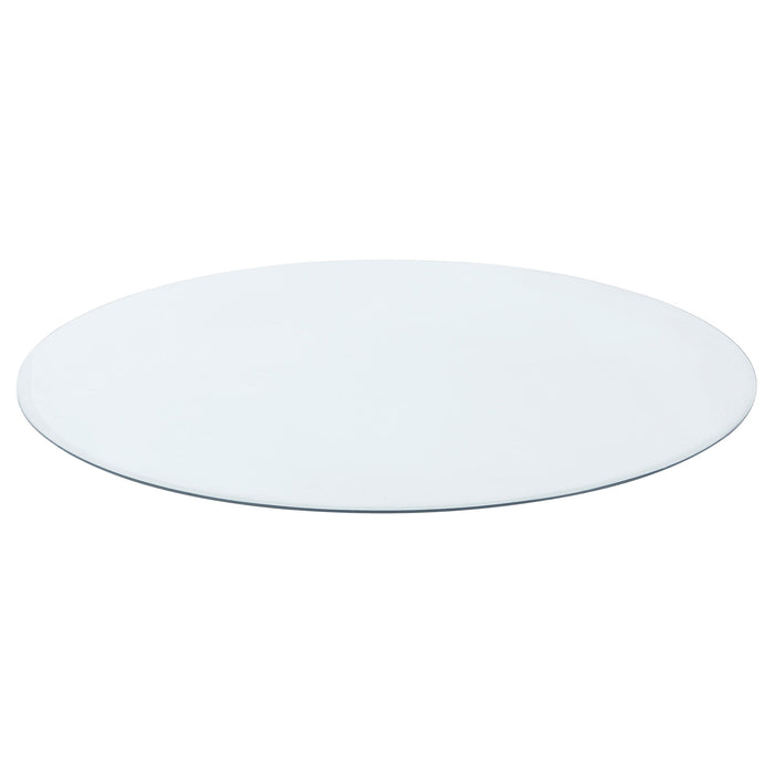 54-inch 8mm Round Clear Tempered Glass Top