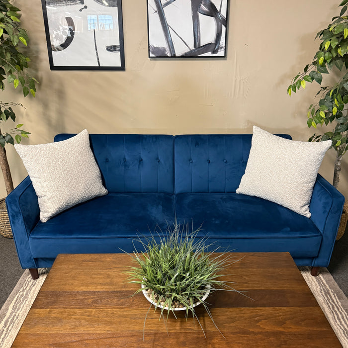 Futon Sofa in Blue