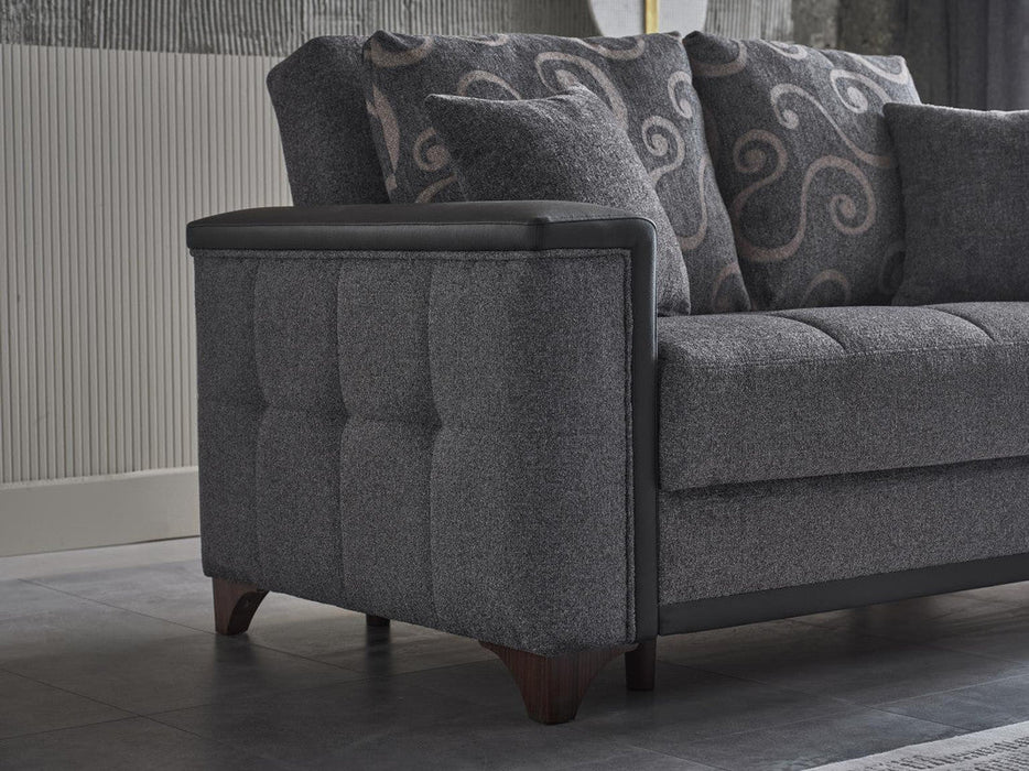 Charlotte 3 Seat Sleeper Sofa (Beatto Anthracite)	 by Bellona