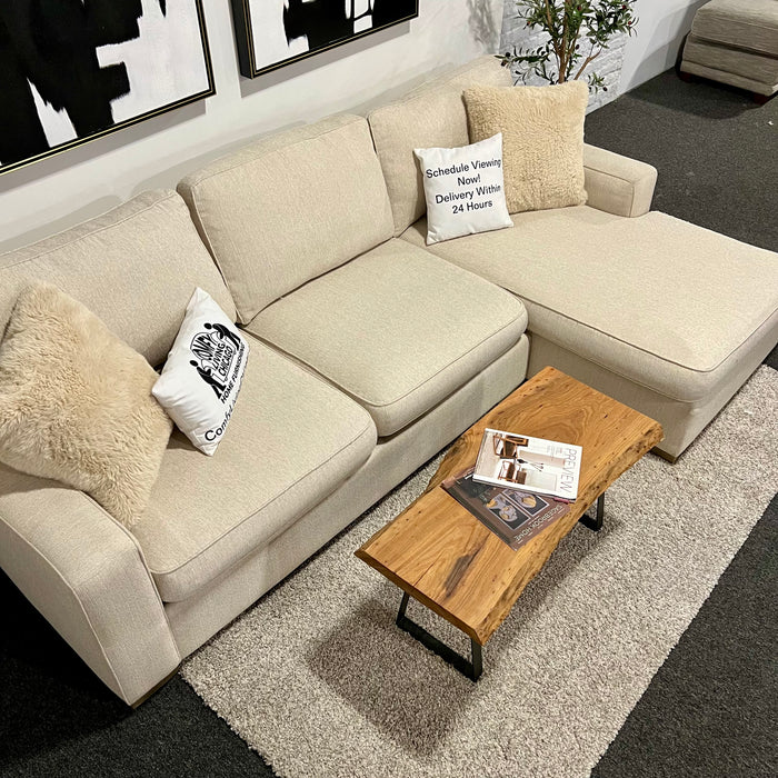 Serena and Lily Cream Sectional Couch