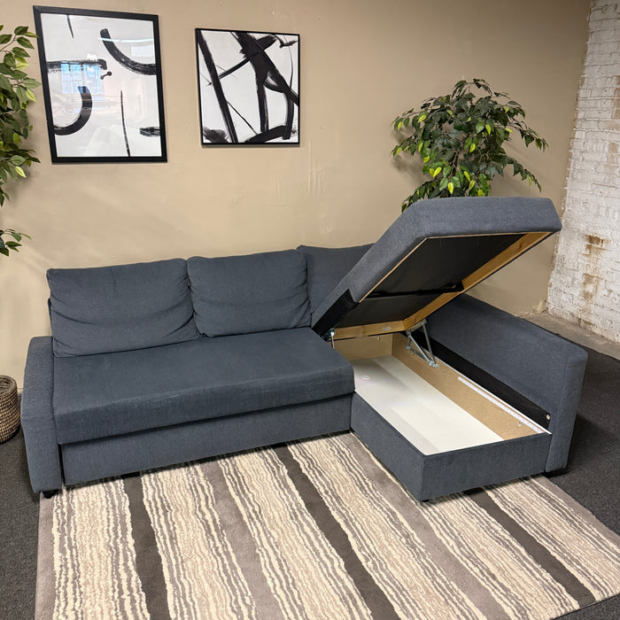 Sleeper Sectional Sofa with Reversible Storage Chaise