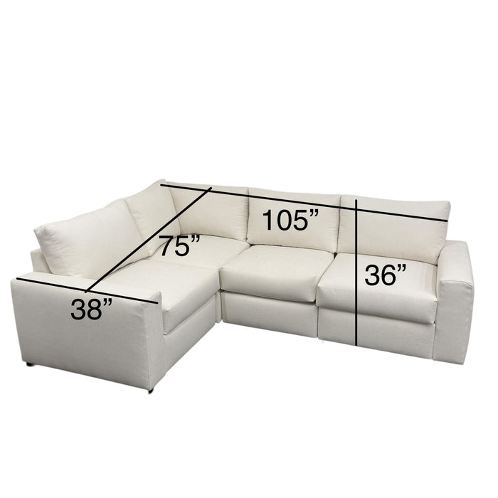 Modular Cream Sectional - Made in Chicago