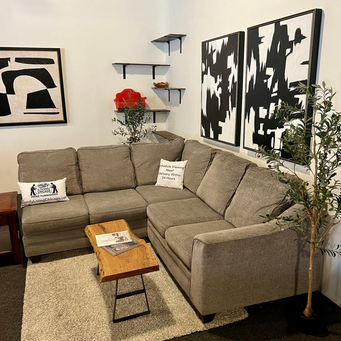 Gray Ashley 2 Piece Sectional Couch