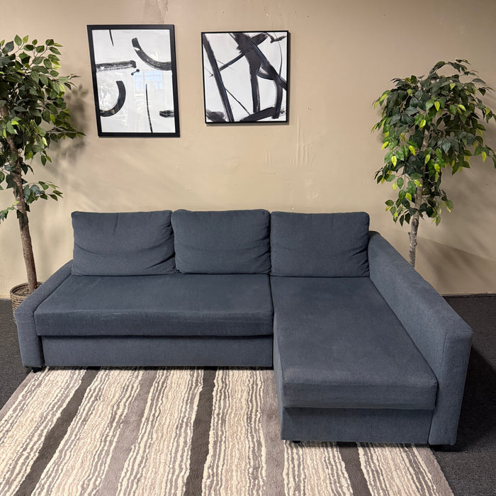 Sleeper Sectional Sofa with Reversible Storage Chaise
