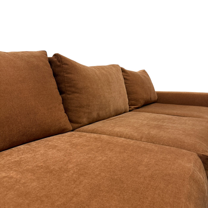 Modular Orange Sofa - Made in Chicago