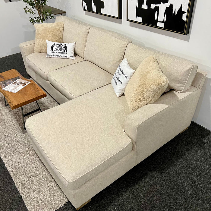 Serena and Lily Cream Sectional Couch