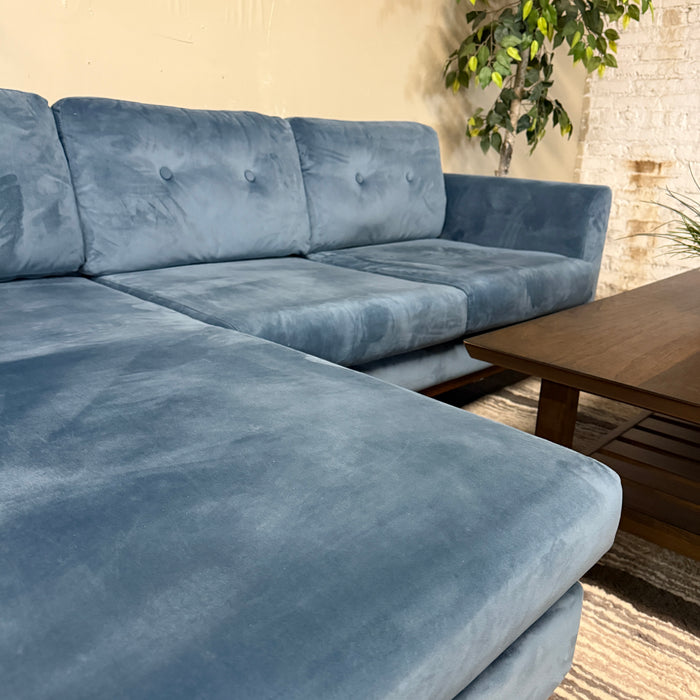 MCM Sectional with Reversible Chaise