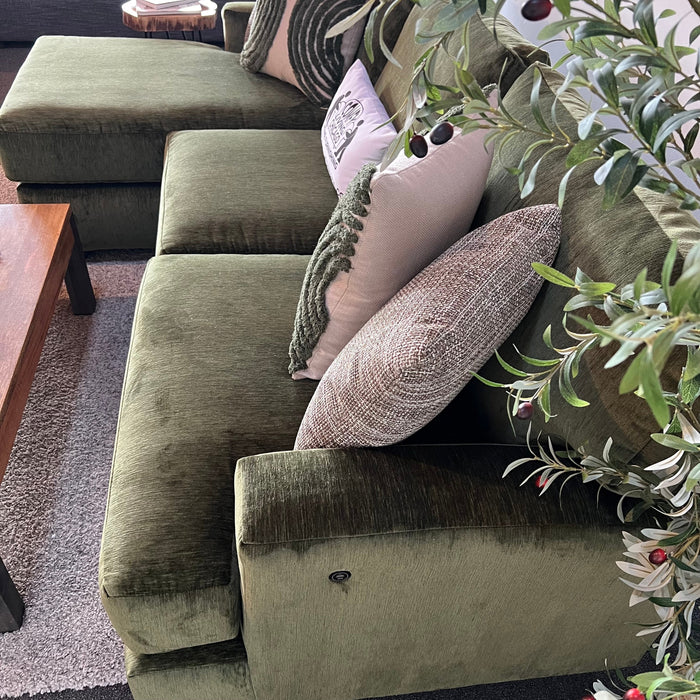 Loft Sectional Sofa with USB Chargers