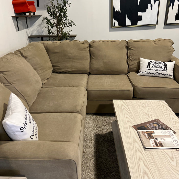 Ashley Tan Corner Sectional