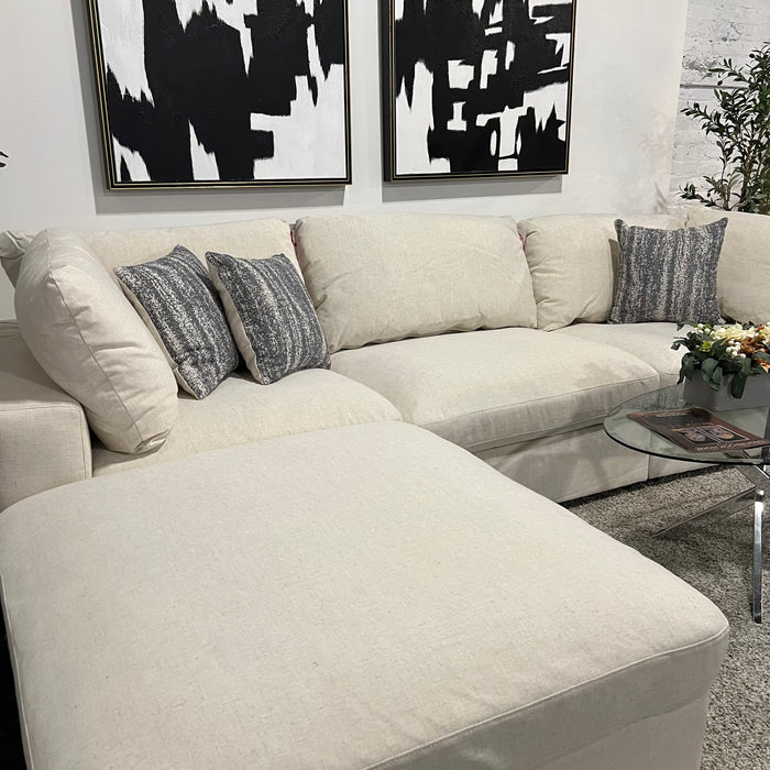 Cream Modular 4 Piece Sectional Couch