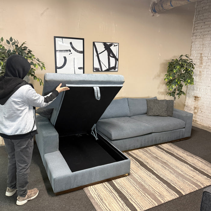 Joybird Sectional with Storage Chaise