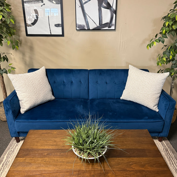 Futon Sofa in Blue