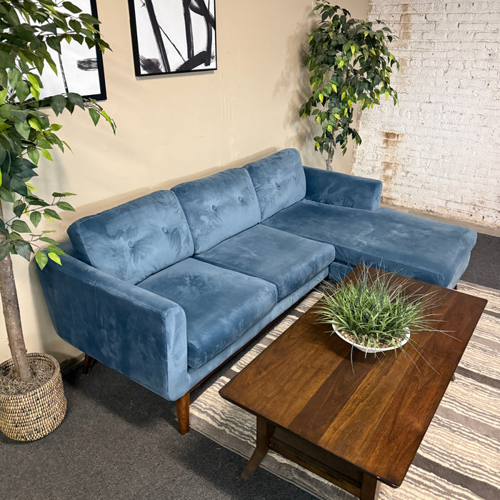 MCM Sectional with Reversible Chaise